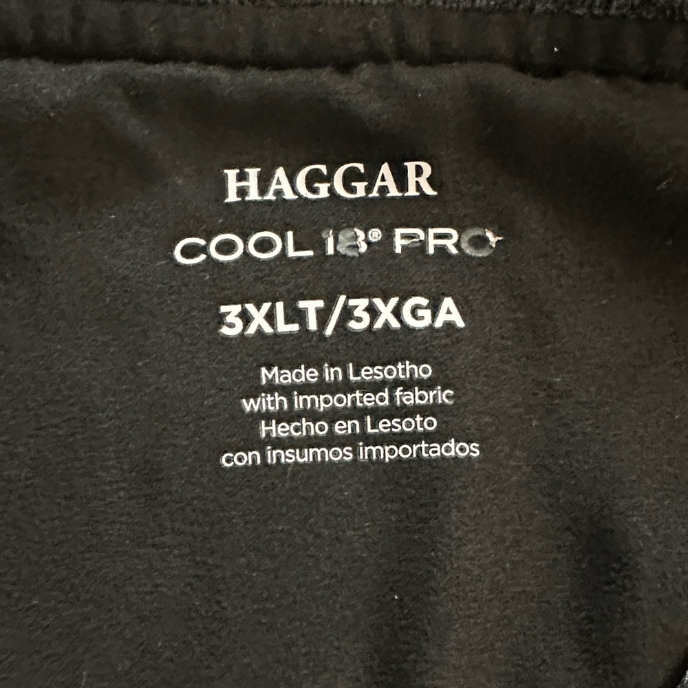 Haggar Men's Dark Grey Zip-Up Sweater big and tall 3xlt. - Picture 2 of 6